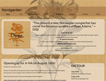 Tablet Screenshot of nordgarden.info